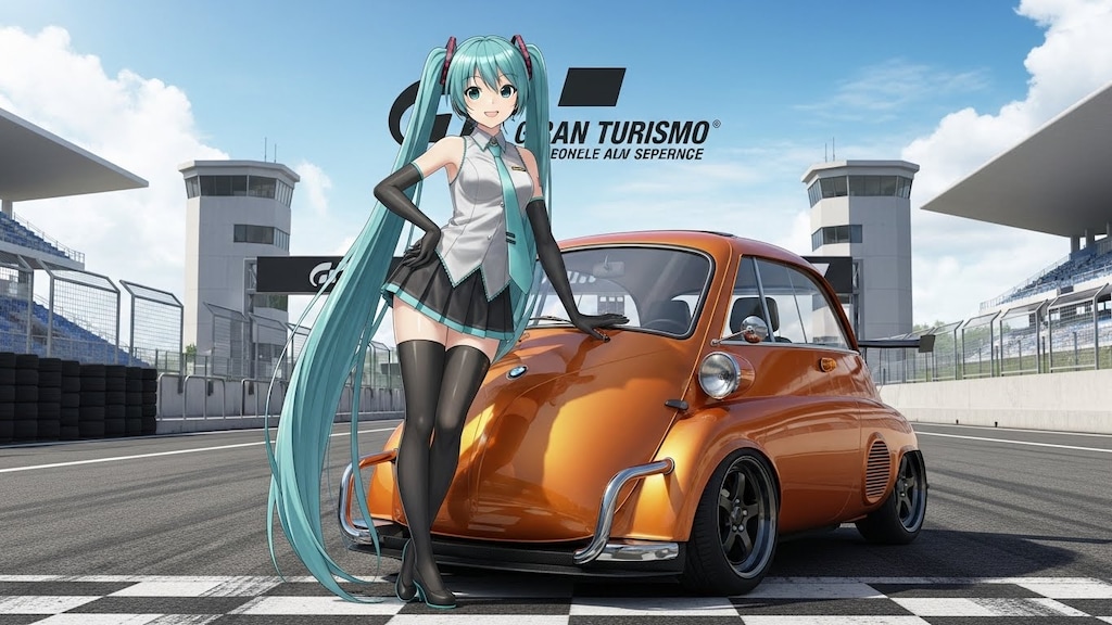 初音ミクとイセッタ