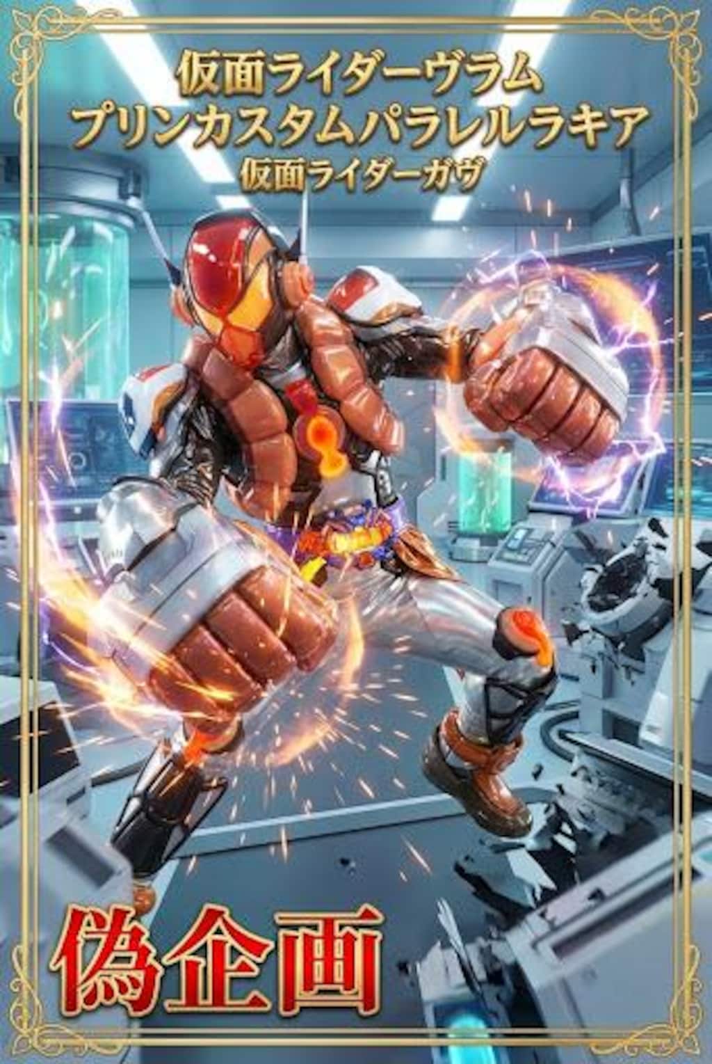 仮面ライダーヴラムプリンカスタムパラレルラキア