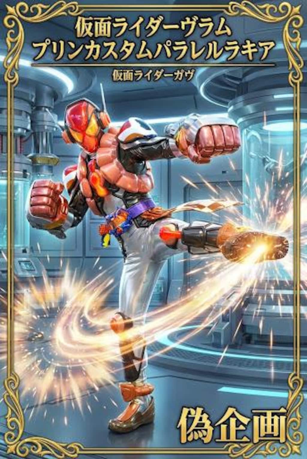 仮面ライダーヴラムプリンカスタムパラレルラキア