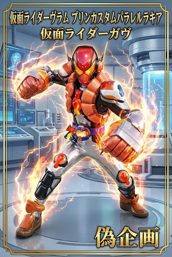 仮面ライダーヴラムプリンカスタムパラレルラキア | の人気AIイラスト・グラビア