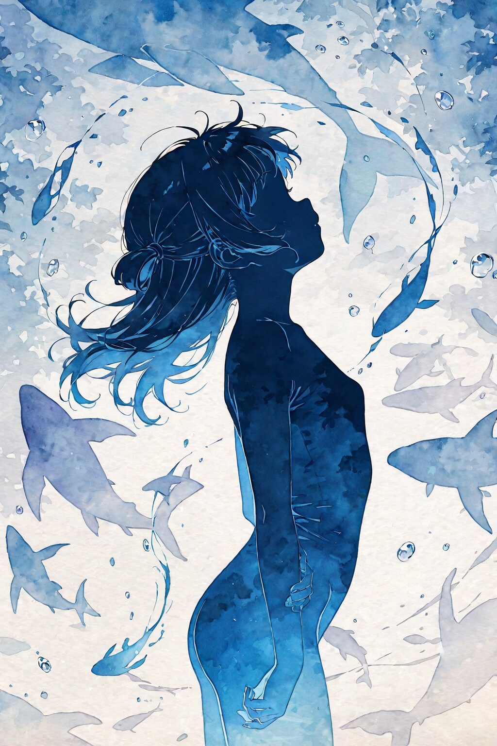 【映画】ブルー・シルエット Ⅱ 予告 🎥 | の人気AIイラスト・グラビア