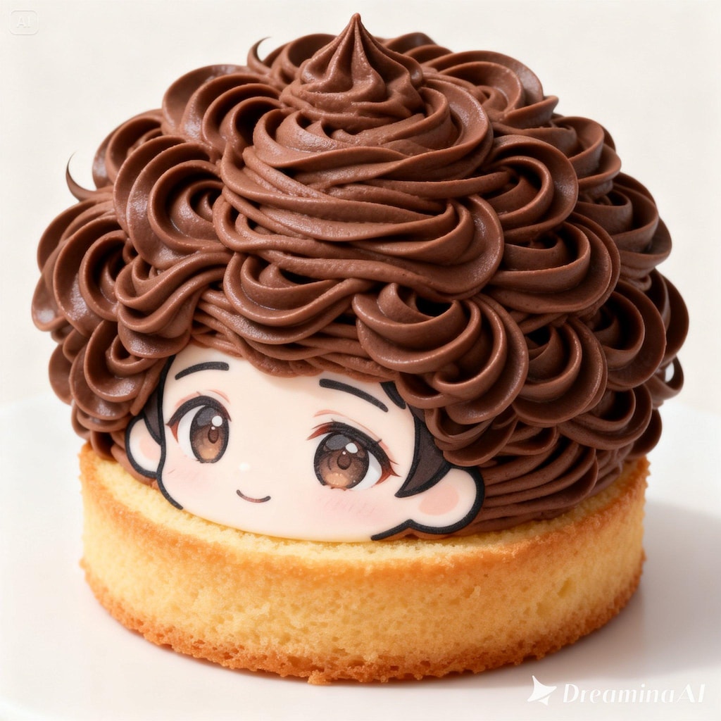 アフワちゃんモンブランケーキ