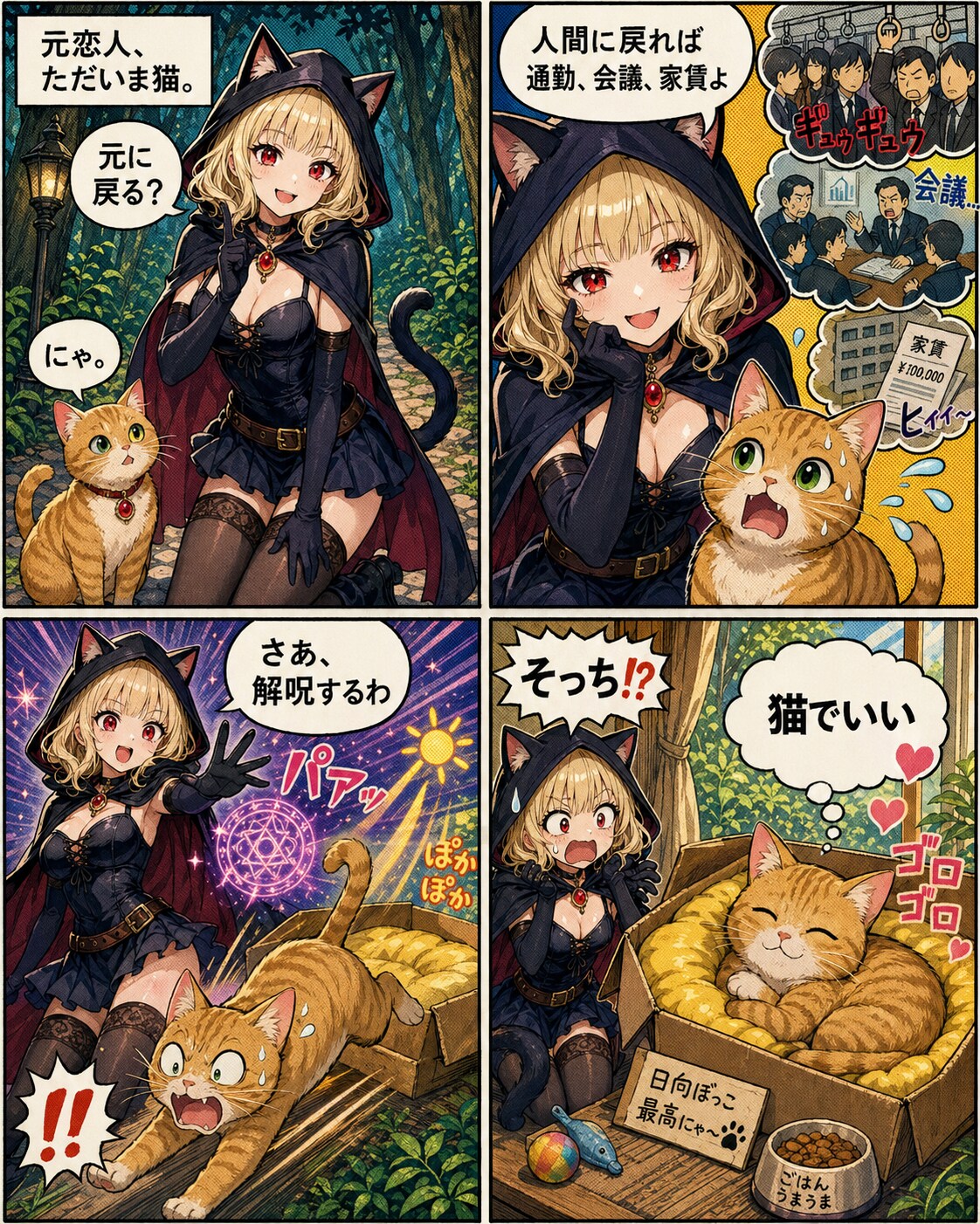 カナビスさん４コマ漫画
