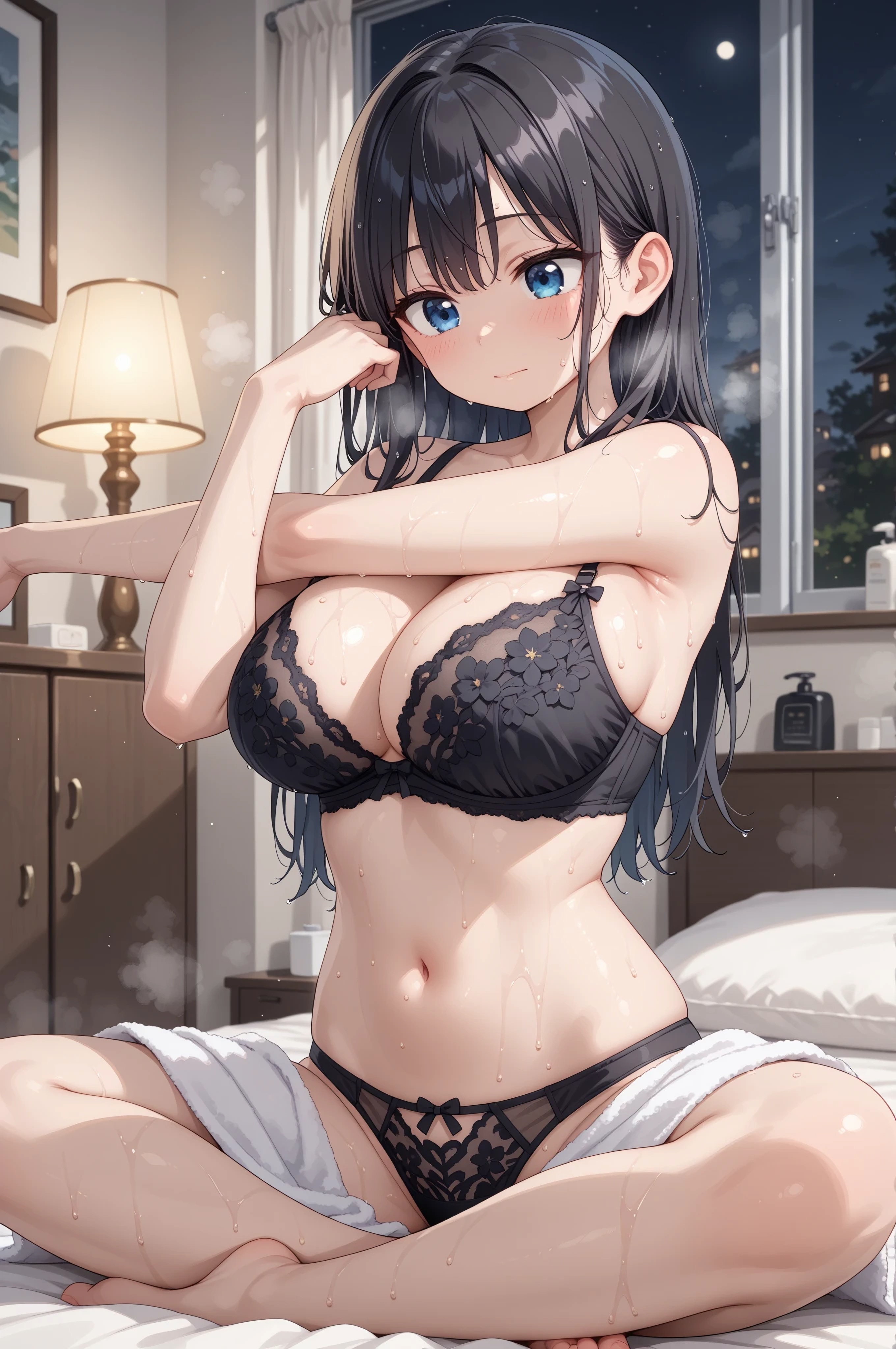 お風呂上りのストレッチ