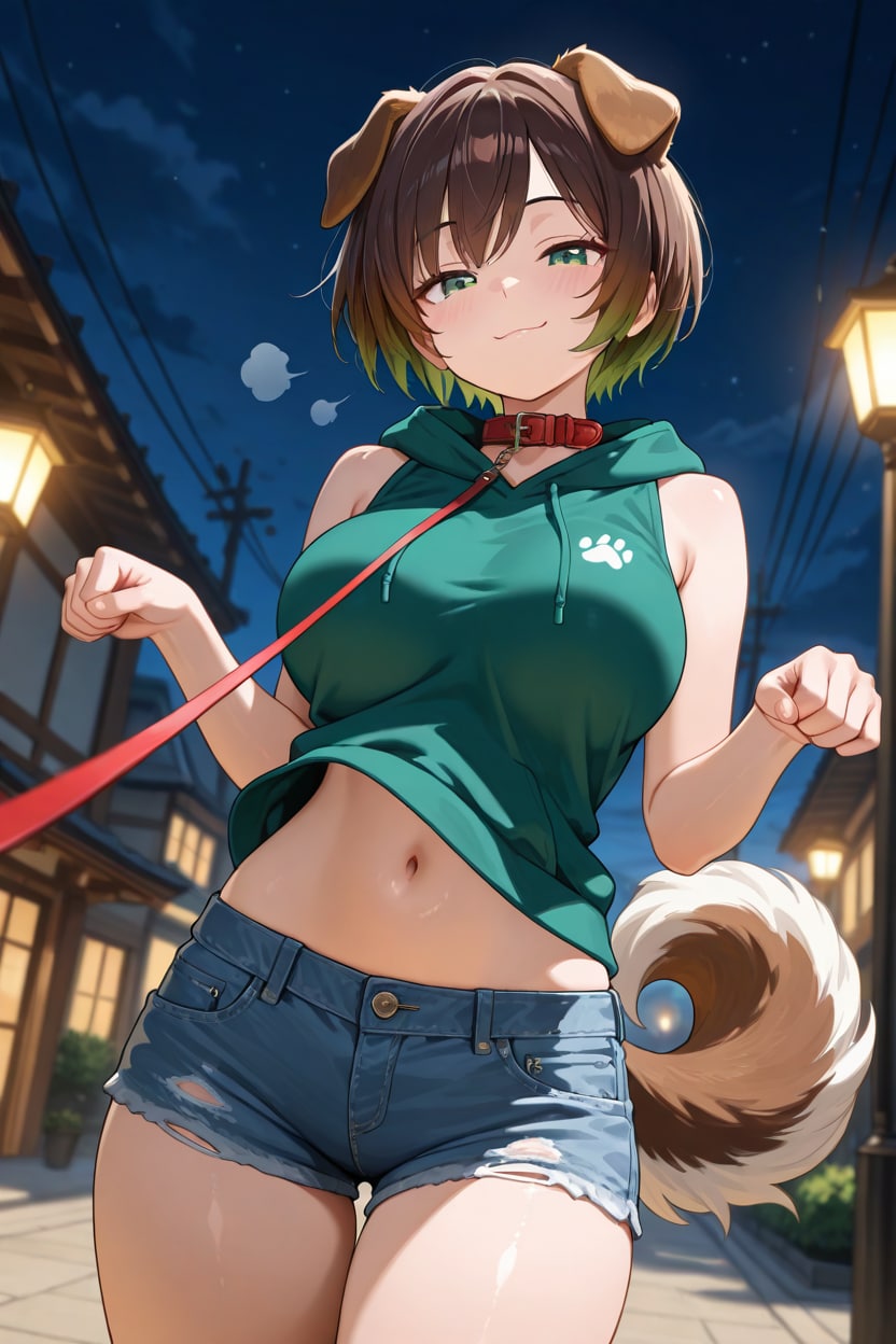 夜のお散歩に行きたいボーイッシュ