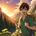 山と、ブラウン短髪少年⛰️その1-2(11枚) 8枚目