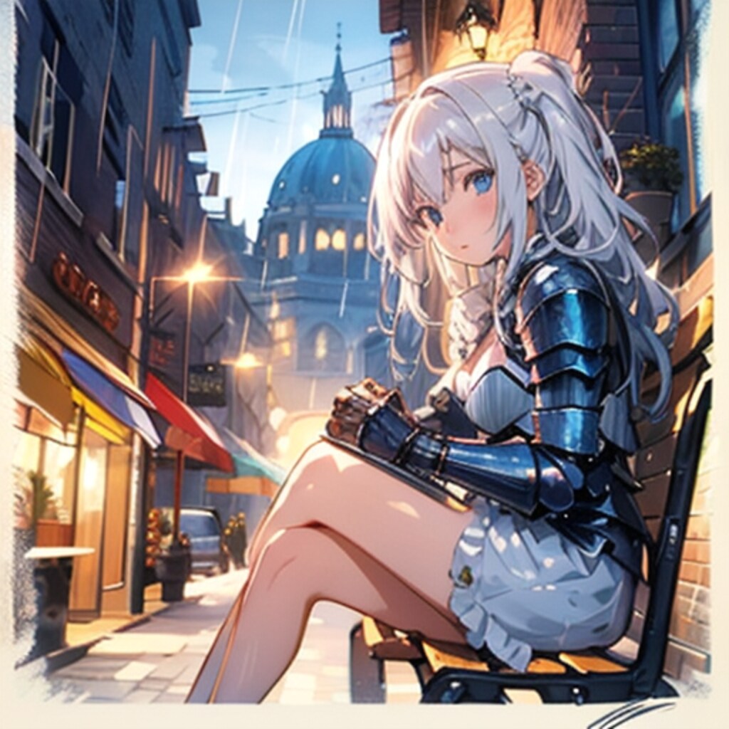 雨の日の女騎士250611