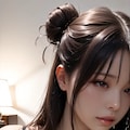 美人の胸に 2枚目