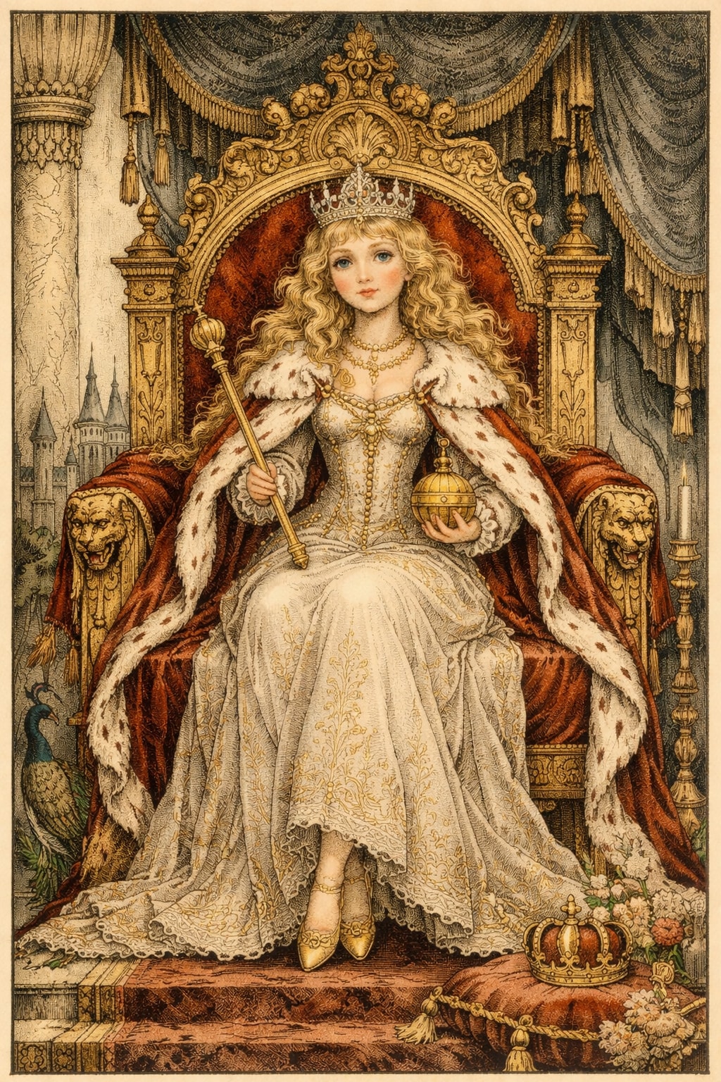 立派な玉座 | の人気AIイラスト・グラビア