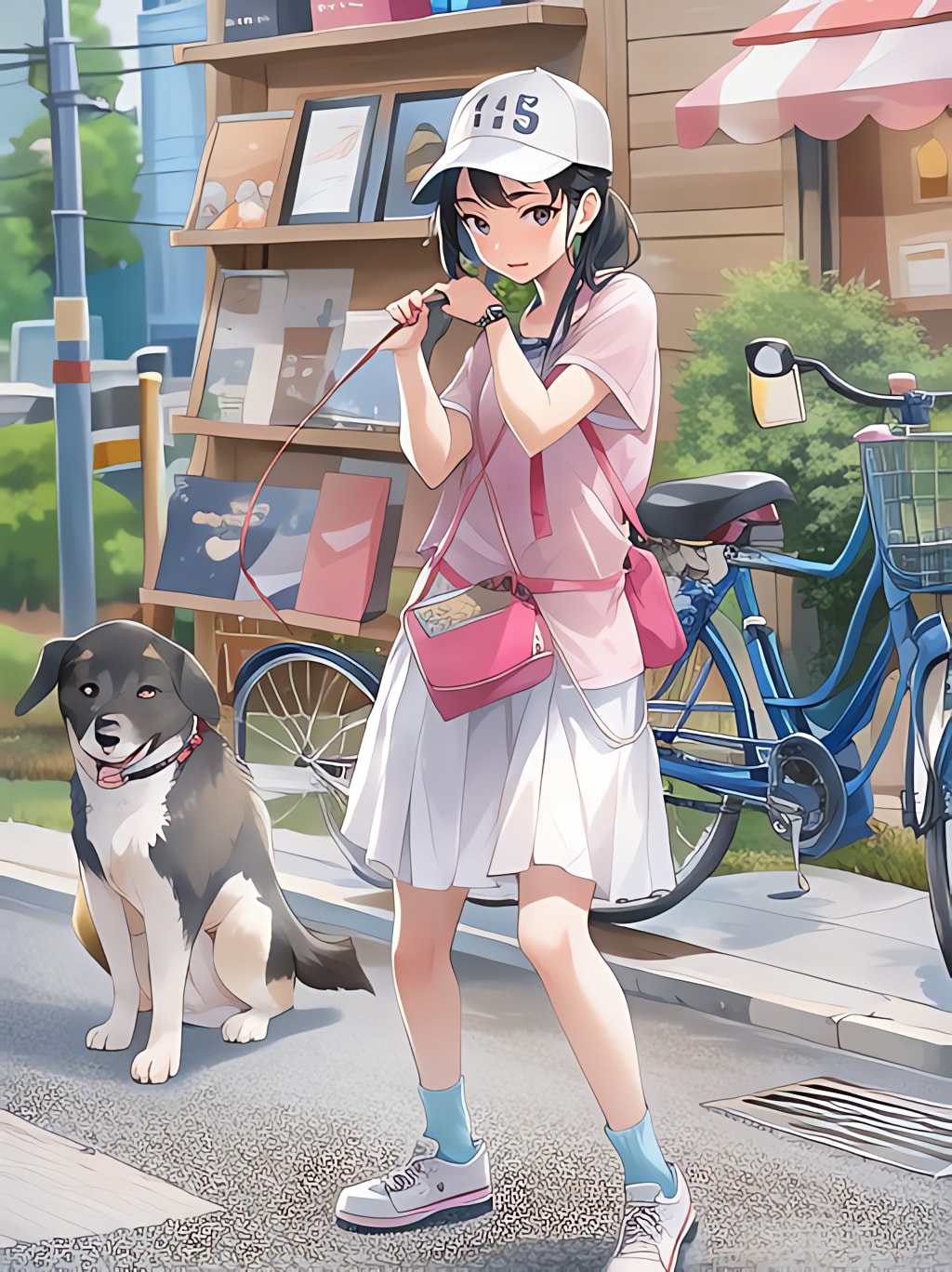 犬と散歩する小学生🐩 | の人気AIイラスト・グラビア