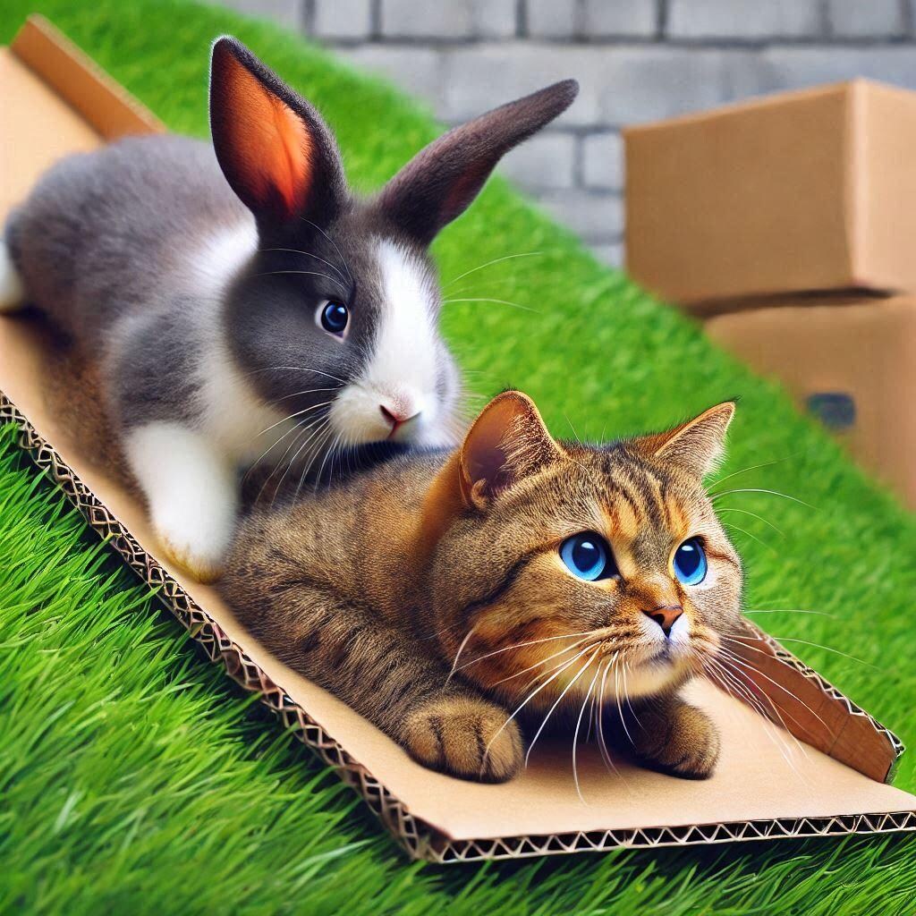 段ボールで遊ぶ