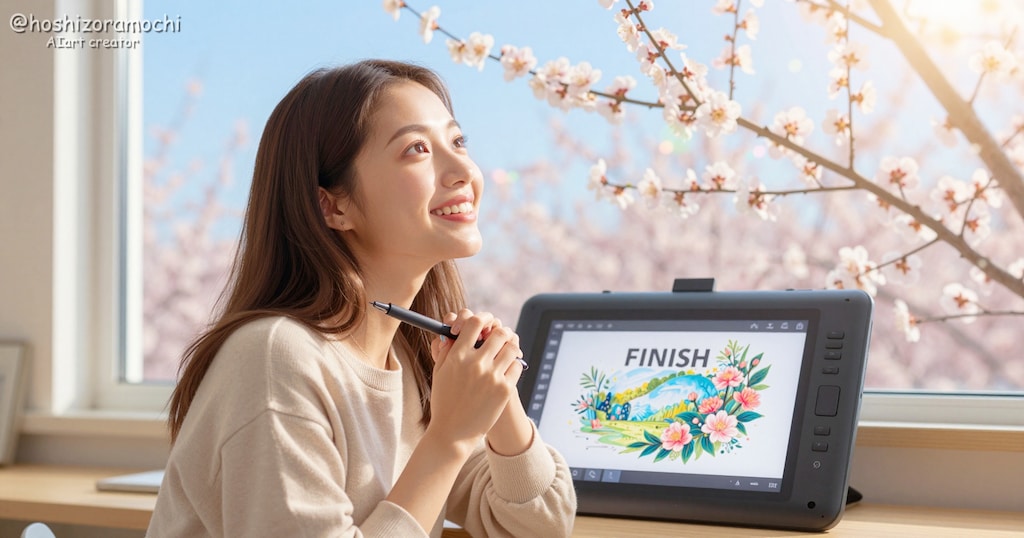 春爛漫イラスト、完成したよ🌸