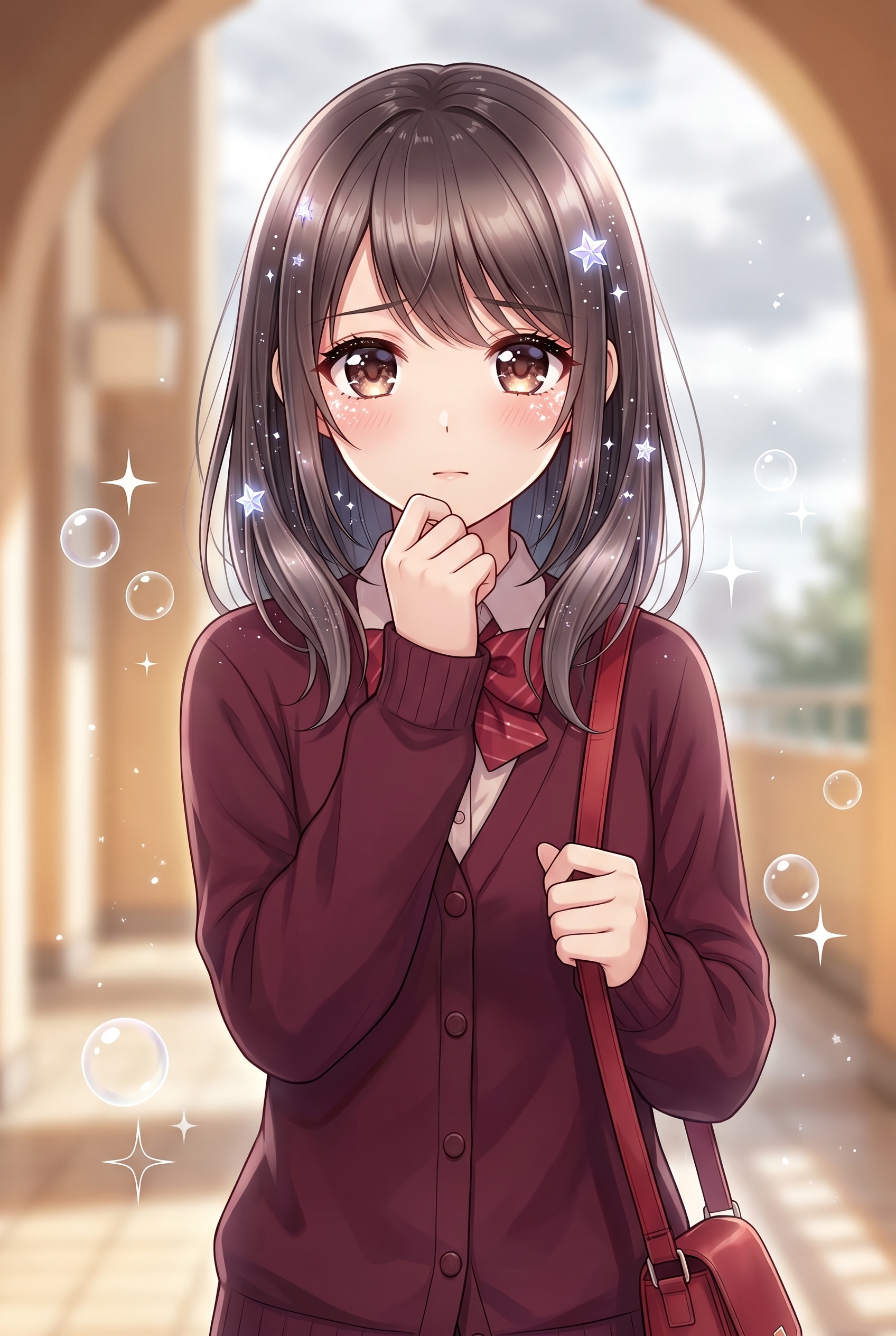 紅衣の微笑