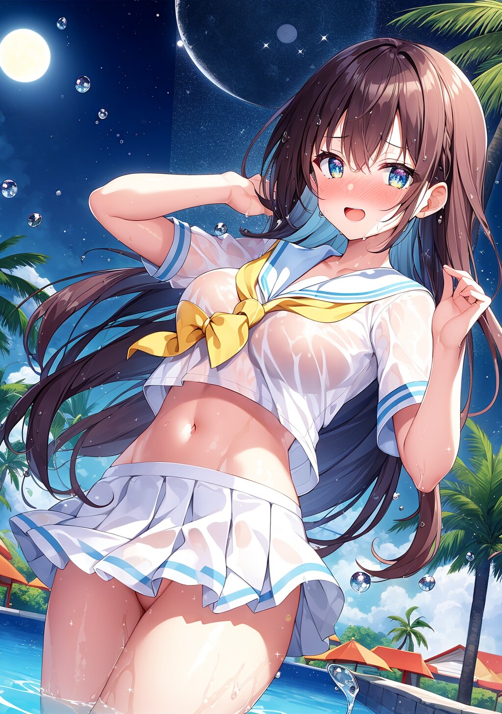 下から見ちゃダメえええ!!