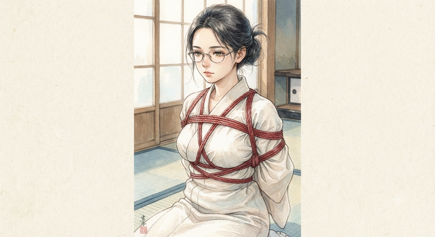 眼鏡と緊縛