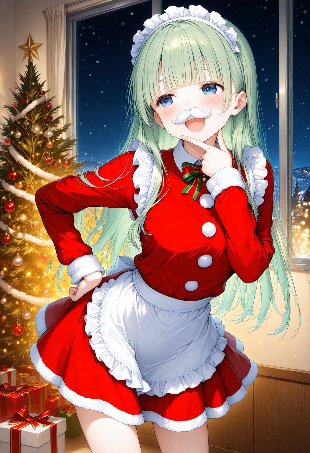 サンタメイド | の人気AIイラスト・グラビア