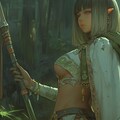 Elf Ranger in deep forest 8枚目
