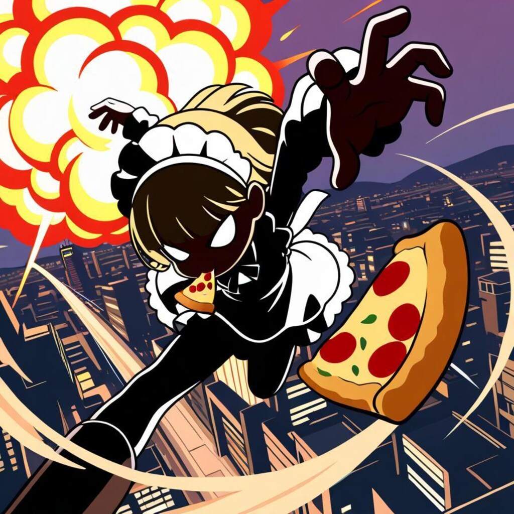 アウトドア オブ メイドちゃん※闇おピッツァシティ編