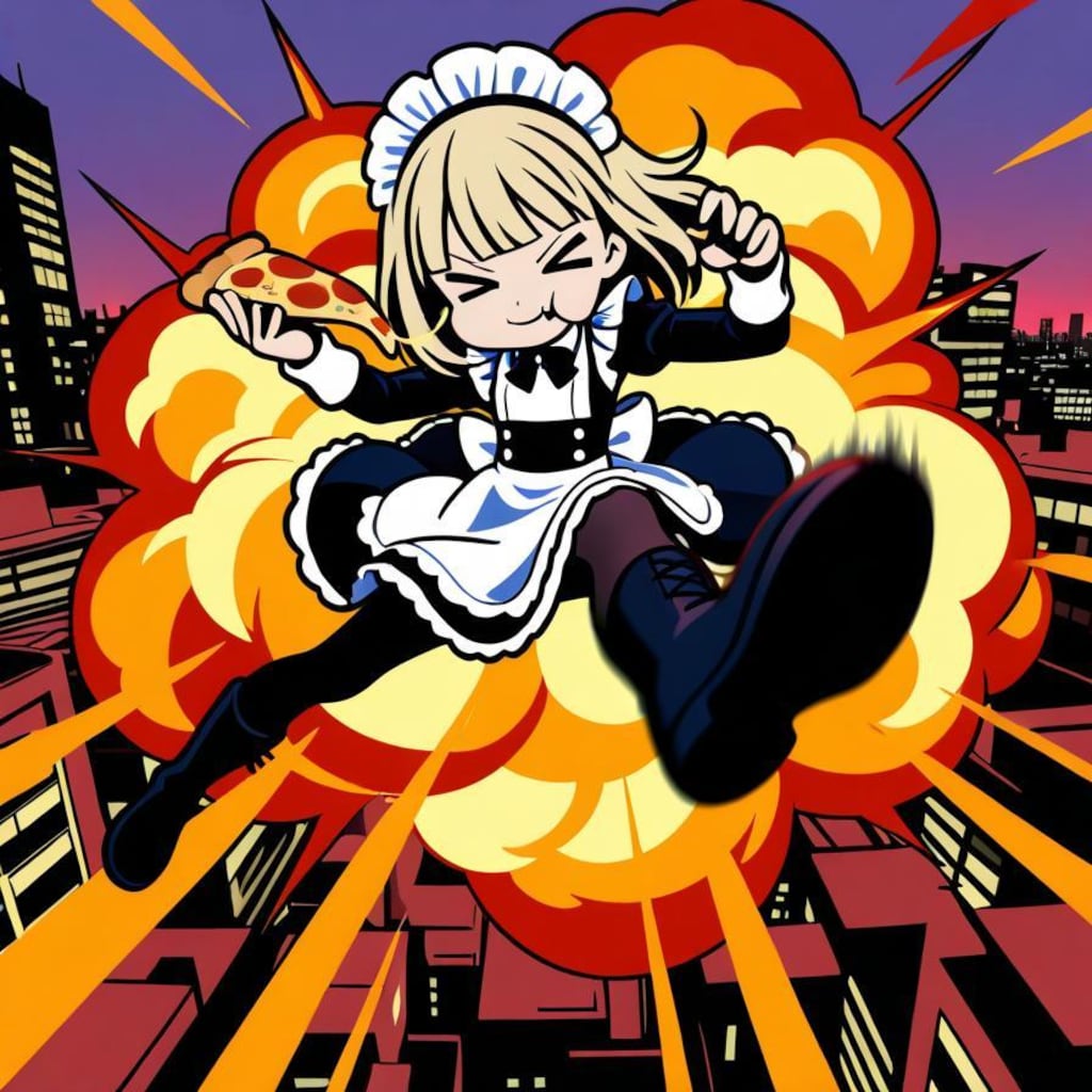 アウトドア オブ メイドちゃん※闇おピッツァシティ編