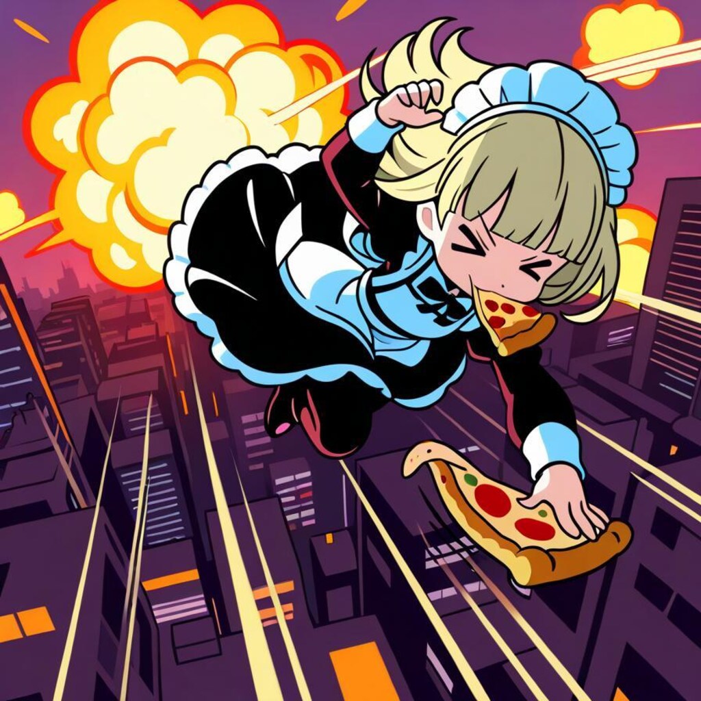 アウトドア オブ メイドちゃん※闇おピッツァシティ編