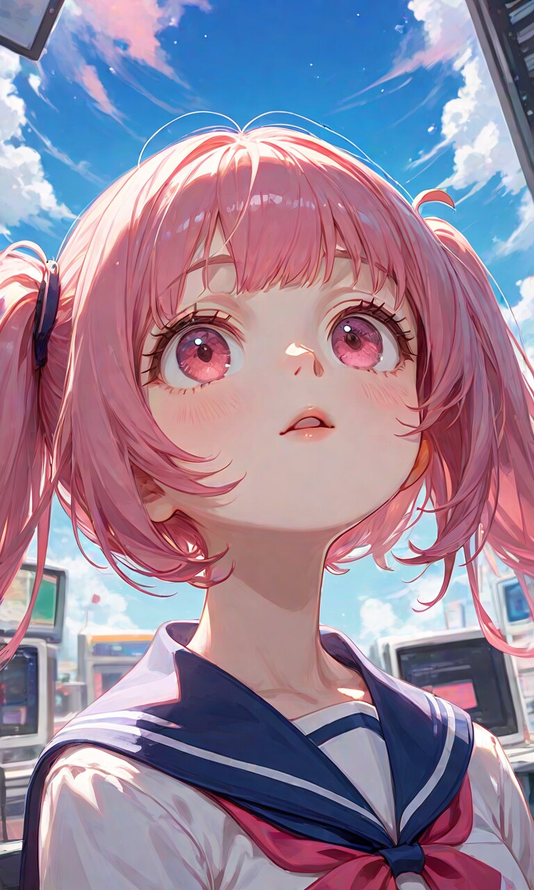 わぁ綺麗な空だな〜
