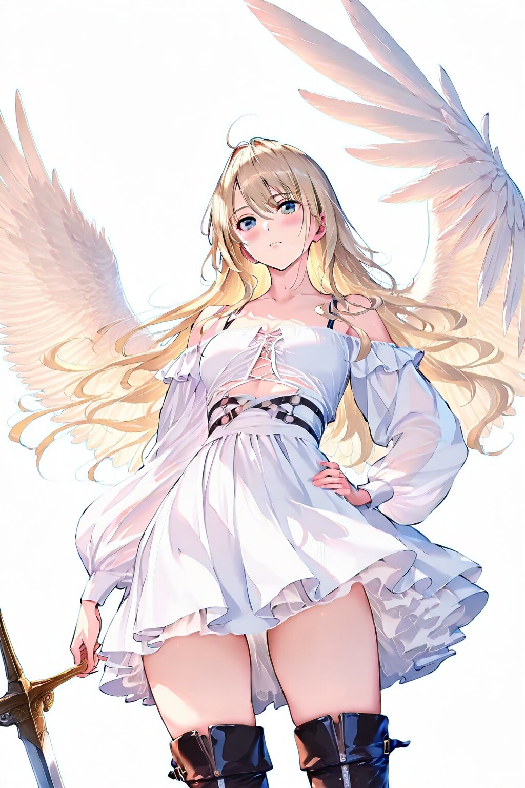 この翼はコスじゃないわよ | の人気AIイラスト・グラビア