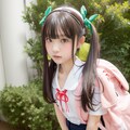 コスプレ（八九寺真宵） 3枚目