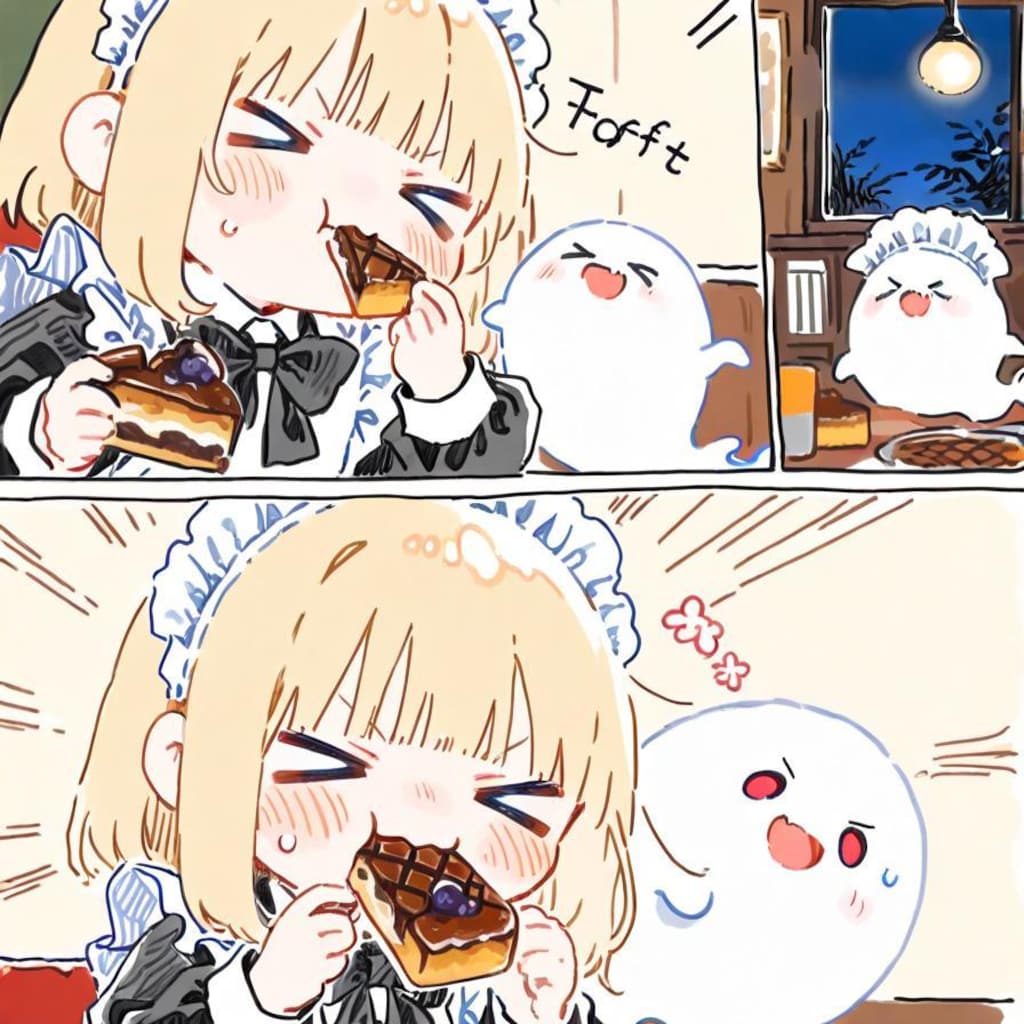 ( ;>ω<)チョコパイケーキ…！最高やでぇ…✨✨