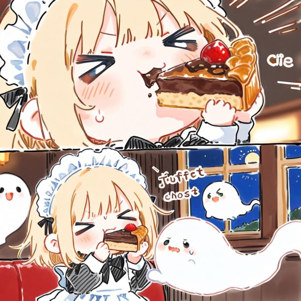 ( ;>ω<)チョコパイケーキ…！最高やでぇ…✨✨