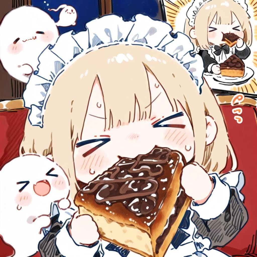 ( ;>ω<)チョコパイケーキ…！最高やでぇ…✨✨