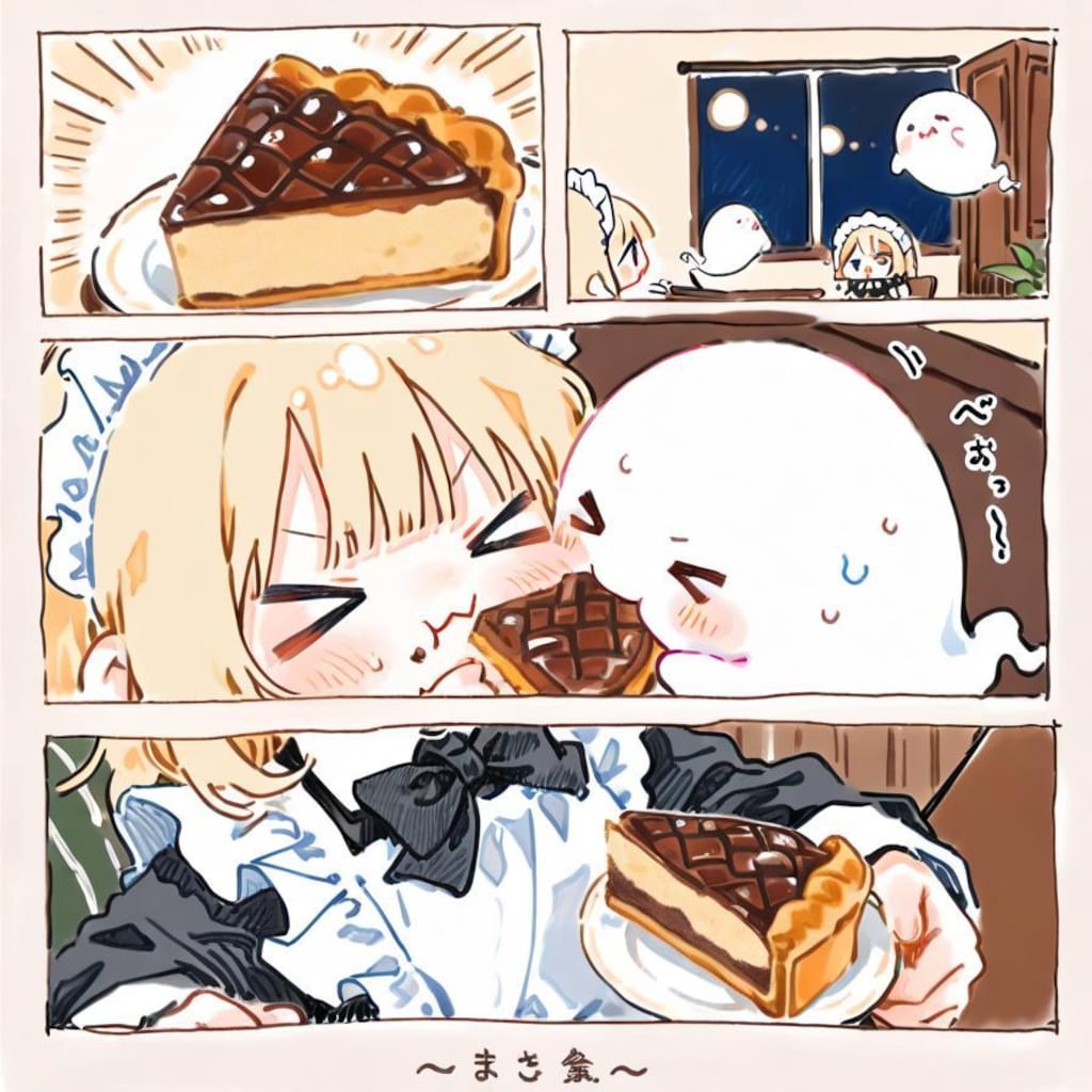 ( ;>ω<)チョコパイケーキ…！最高やでぇ…✨✨