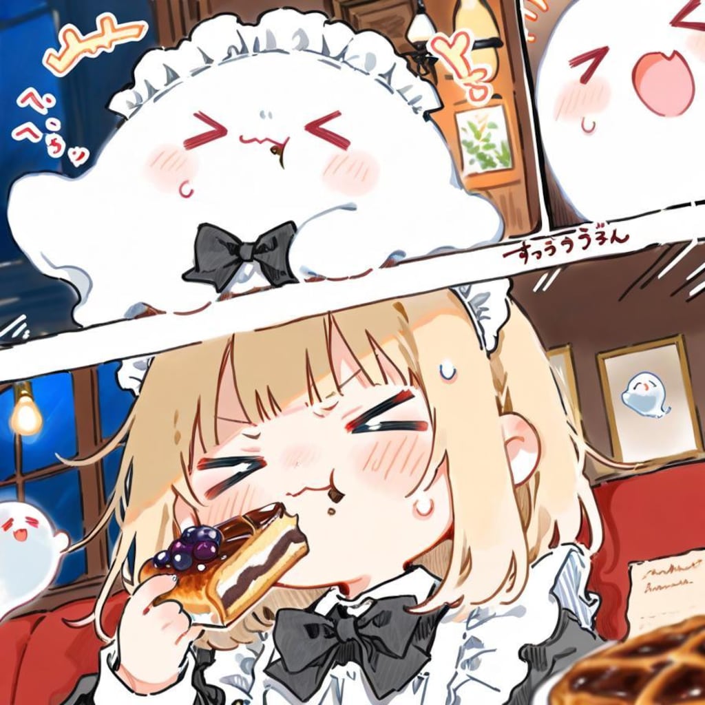 ( ;>ω<)チョコパイケーキ…！最高やでぇ…✨✨