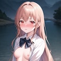 スカート流されちゃった…（R18版） 5枚目