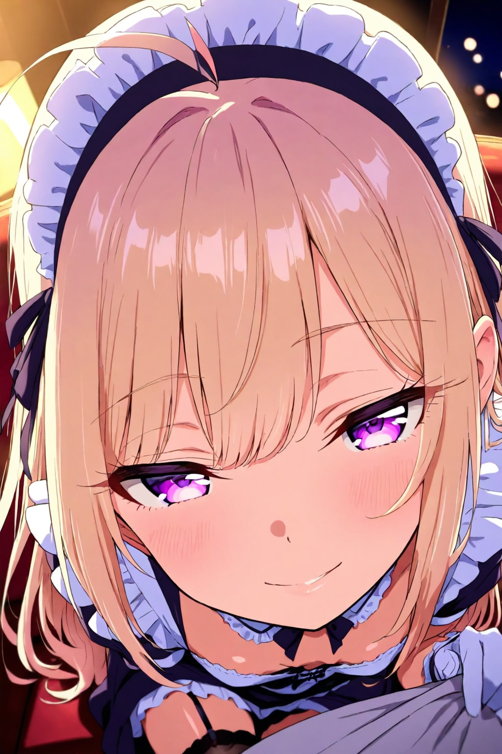 キス待ちメイド