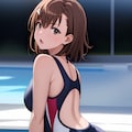美琴の水着姿 / Mikoto in swimsuits / 泳装中的美琴 5枚目