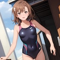 美琴の水着姿 / Mikoto in swimsuits / 泳装中的美琴 3枚目