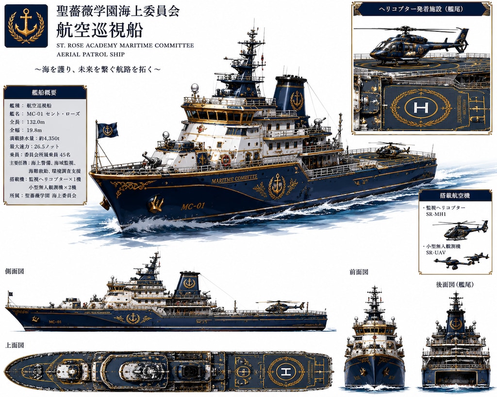 聖薔薇学園編〜海上委員会艦艇〜