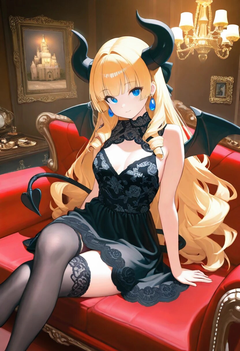 悪魔っ娘の黒と白《SeaArt》
