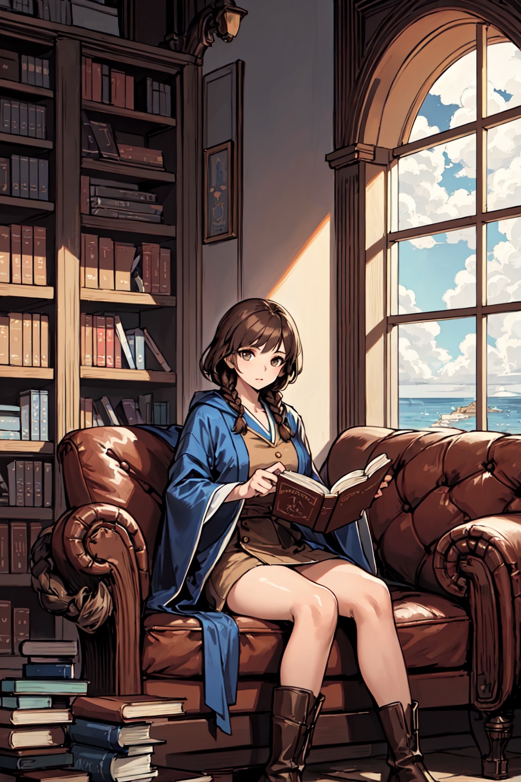 海の見える書斎