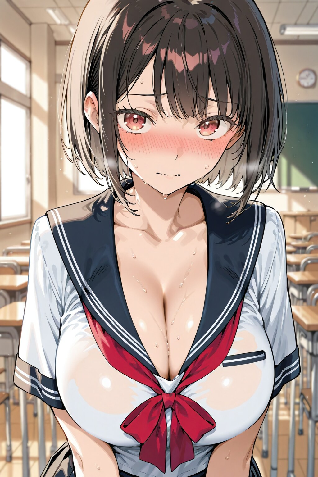 10代、濡れ透け服