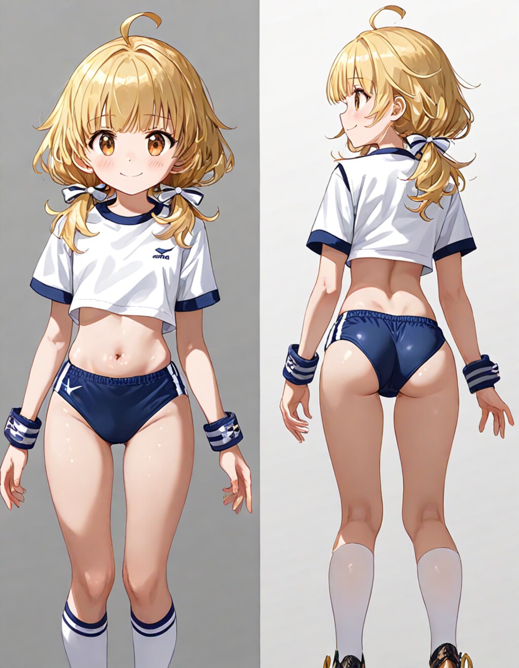 ブルマ＆体操服カタログ紺