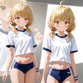 ブルマ＆体操服カタログ紺 4枚目