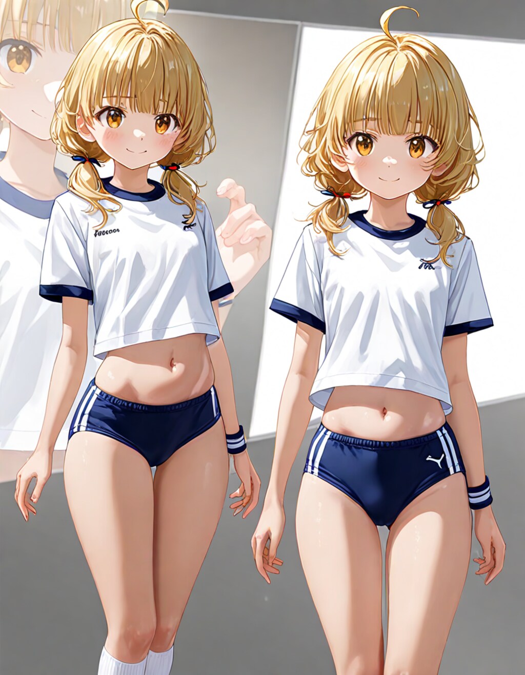 ブルマ＆体操服カタログ紺