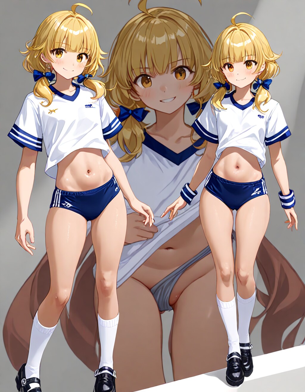 ブルマ＆体操服カタログ紺