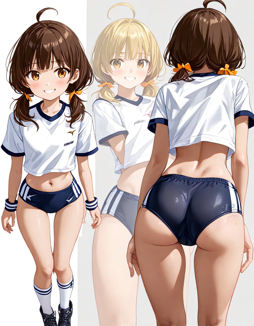 ブルマ＆体操服カタログ紺