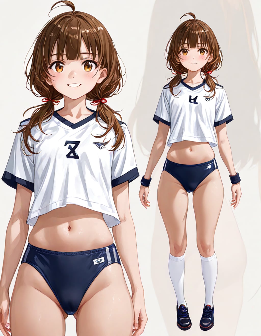 ブルマ＆体操服カタログ紺