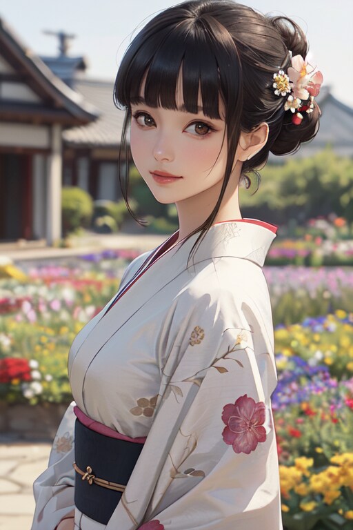 着物姿の女性 | の人気AIイラスト・グラビア