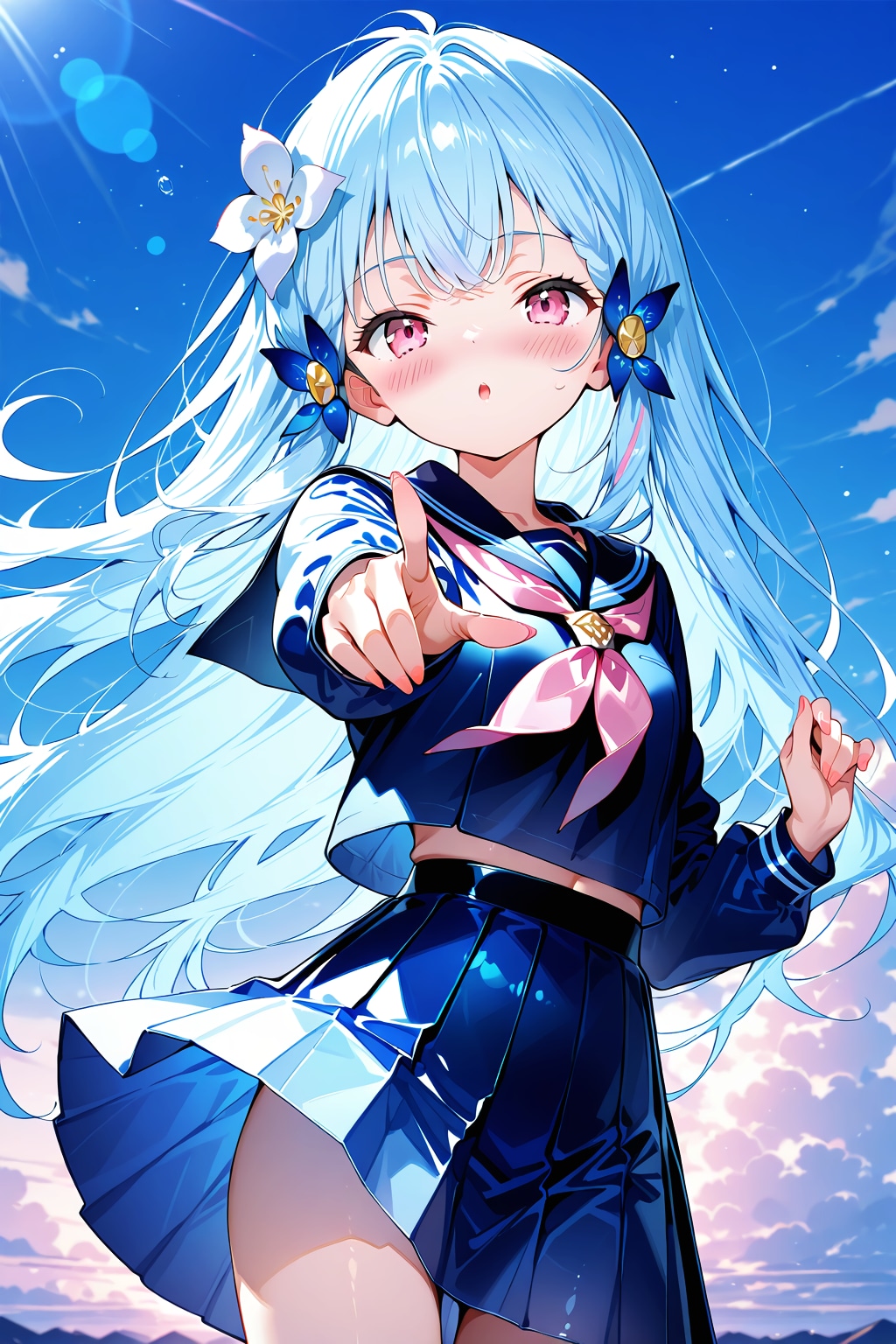 蒼穹 (そうきゅう) を指さして