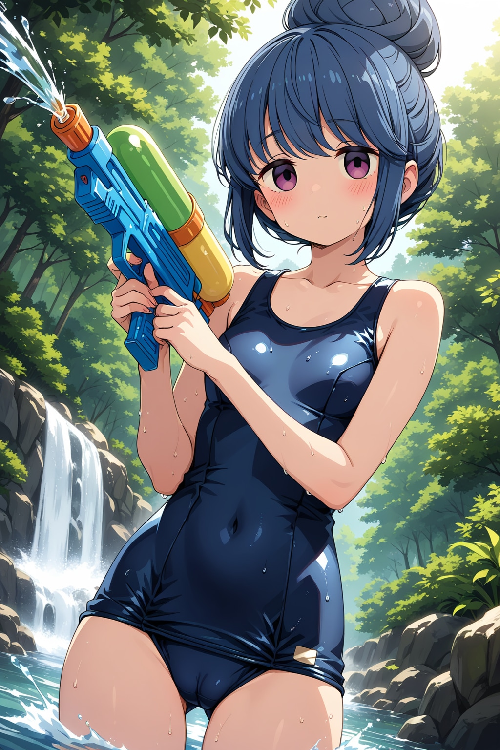 LARIMARでスク水 #2