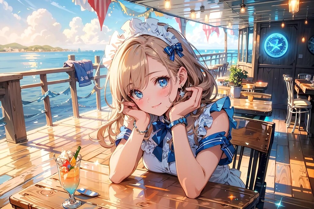 船上でもメイドですよ